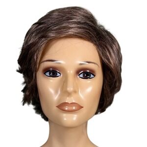 Henry Margu Synthetic Carly Wig 2515 Light Brown Grey 38 NWT‎
